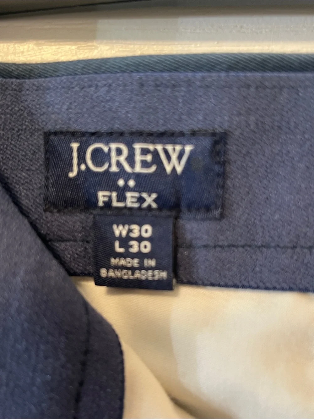 J. Crew Men's Dark Blue Chino Pants